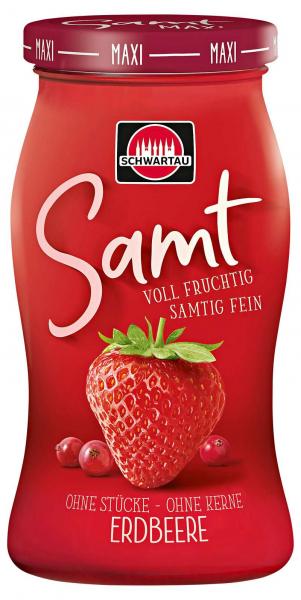 Schwartau Samt Erdbeere Maxi Glas