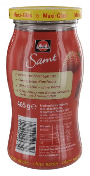 Schwartau Samt Erdbeere Maxi Glas