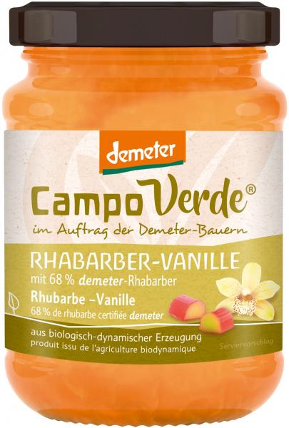 Campo Verde Demeter Fruchtaufstrich Rhabarber-Vanille