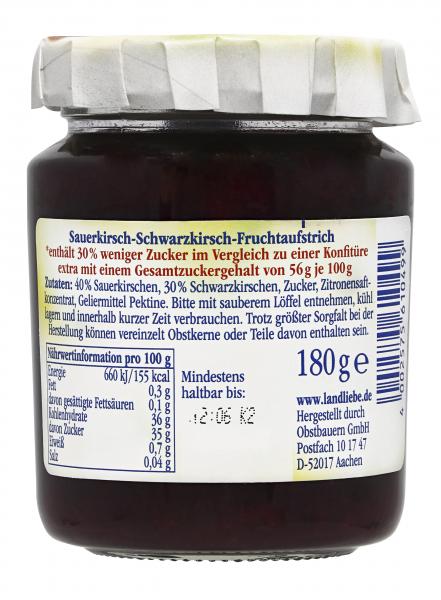 Landliebe 70% Frucht Zweierlei Kirschen