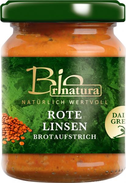Rinatura Bio Daily Green Brotaufstrich Rote Linsen