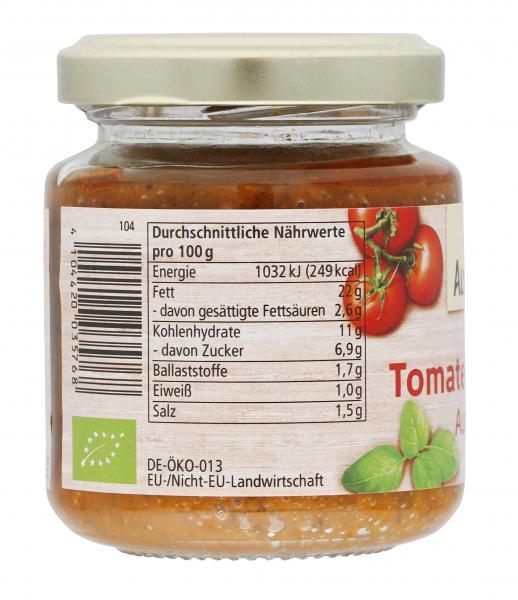 Alnatura Aufstrich Tomate-Basilikum