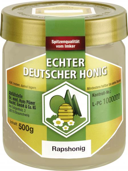 Bihophar Echter Deutscher Rapshonig