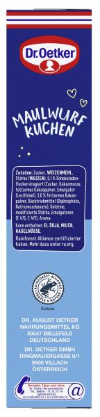 Dr. Oetker Maulwurf Kuchen
