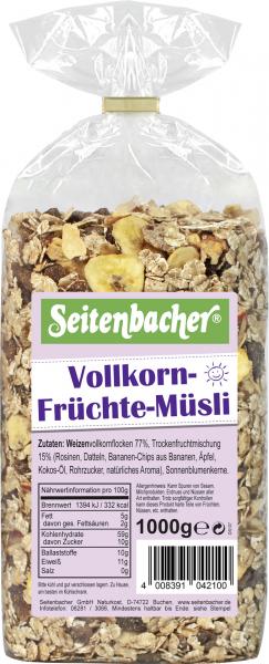 Seitenbacher Vollkorn Früchte Müsli