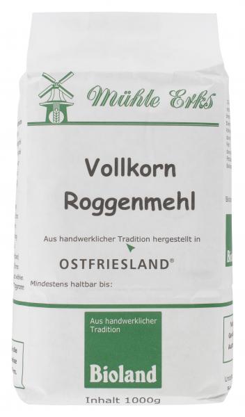 Mühle Erks Bioland Vollkorn Roggenmehl