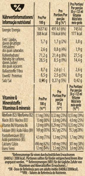 Nestlé Clusters Schokolade, mit Schokolade, Mandeln und Vollkorn