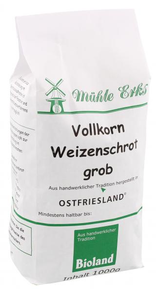 Mühle Erks Bioland Vollkorn Weizenschrot grob