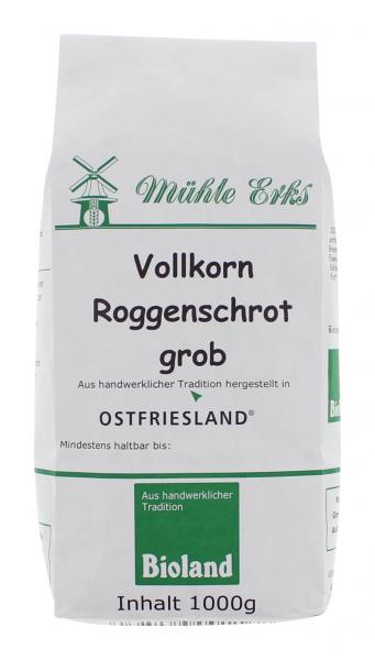 Mühle Erks Bioland Vollkorn Roggenschrot grob