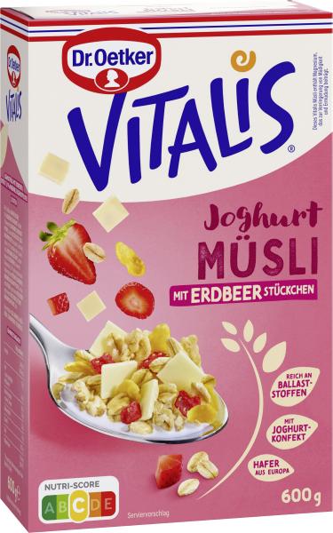 Dr. Oetker Vitalis Joghurt Müsli mit Erdbeer-Stückchen