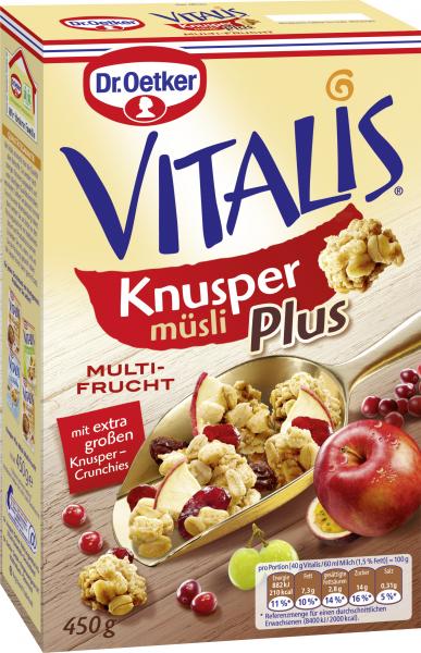 Dr. Oetker Vitalis Knusper Plus Multi Frucht
