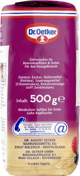 Dr. Oetker Gelierzucker für Beeren