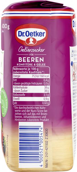 Dr. Oetker Gelierzucker für Beeren