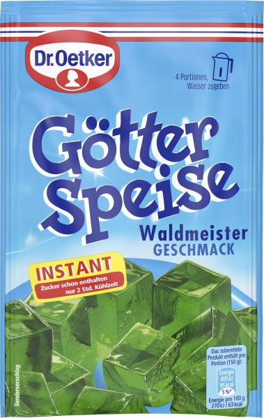 Dr. Oetker Götterspeise Instant Waldmeister Geschmack