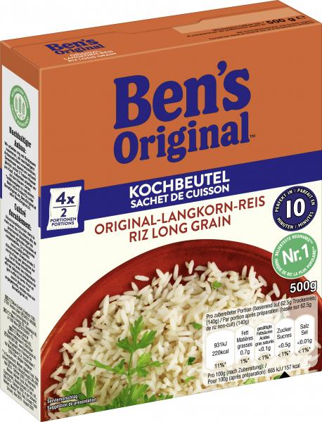 Ben's Original Original-Langkorn-Reis 10 Minuten