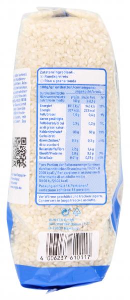Oryza Milchreis Rundkorn