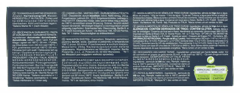 Barilla Collezione Pasta Nudeln Cannelloni