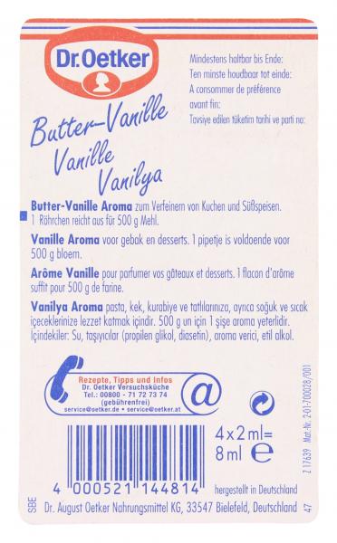 Dr. Oetker Backaroma Butter-Vanille