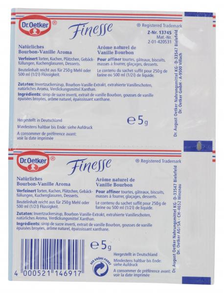 Dr. Oetker Finesse Natürliches Bourbon-Vanille Aroma