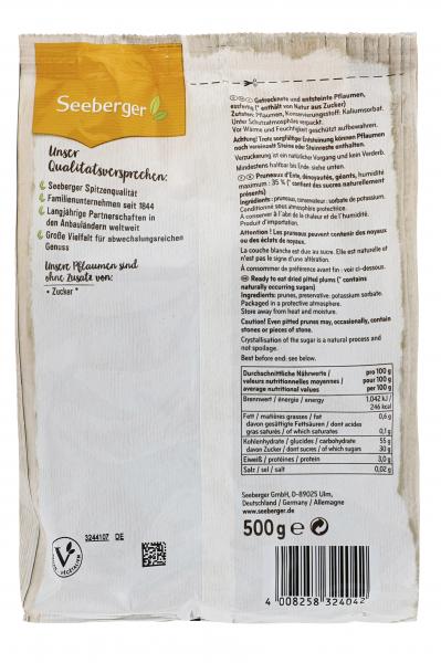 Seeberger Pflaumen entsteint