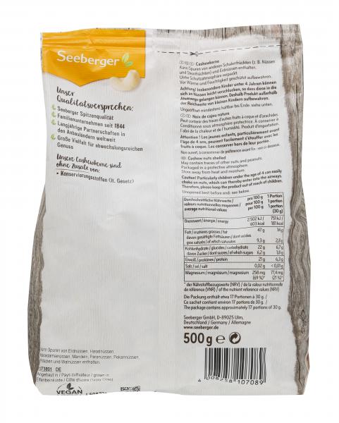 Seeberger Cashewkerne 