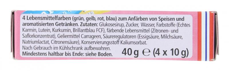 Dr. Oetker 4 Back- & Speisefarben