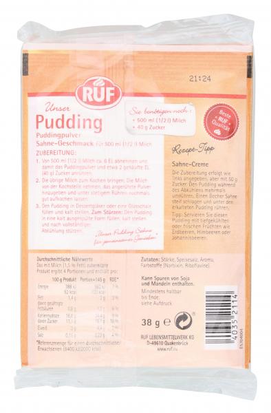 Ruf Puddingpulver Sahne