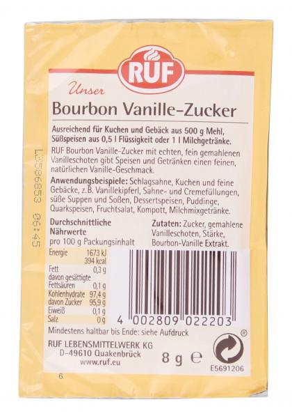 Ruf Bourbon Vanille-Zucker
