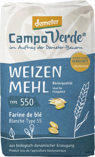 Campo Verde Demeter Weizenmehl Type 550