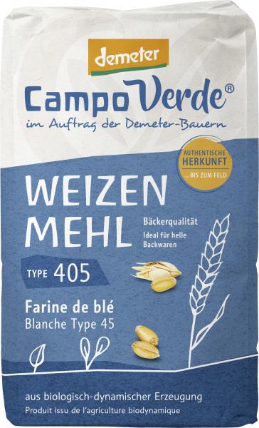 Campo Verde Demeter Weizenmehl Type 405