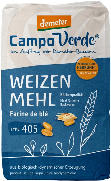 Campo Verde Demeter Weizenmehl Type 405