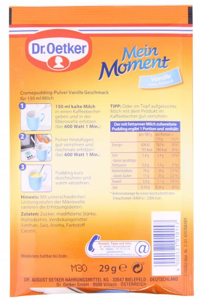 Dr. Oetker Mein Moment Cremepudding Vanille