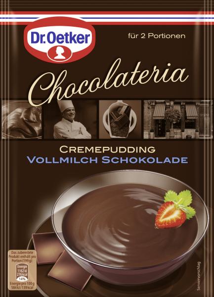 Dr. Oetker Chocolateria Cremepudding Vollmilch Schokolade