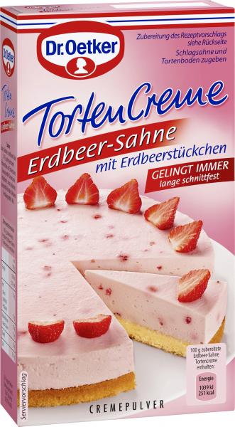 Dr. Oetker Torten Creme Erdbeer-Sahne