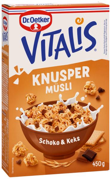 Dr. Oetker Vitalis Knusper Müsli Schoko + Keks