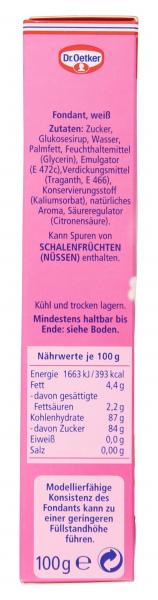 Dr. Oetker Dekor Fondant weiß
