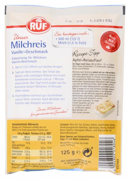 Ruf Milchreis Vanille