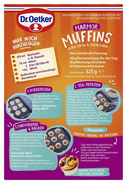 Dr. Oetker Muffins Marmor