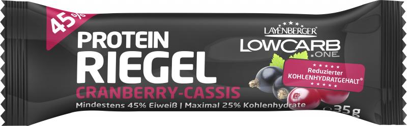 Layenberger LowCarb.one Protein Riegel Cranberry-Cassis
