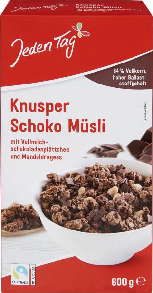 Jeden Tag Knusper-Schoko-Müsli