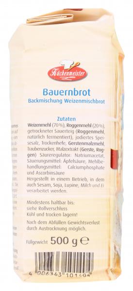 Küchenmeister Backmischung Bauernbrot