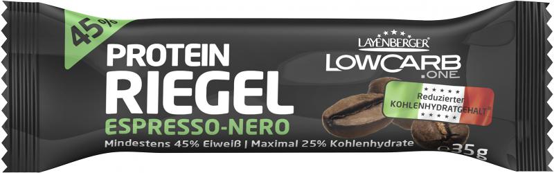Layenberger LowCarb.one Protein Riegel Espresso-Nero