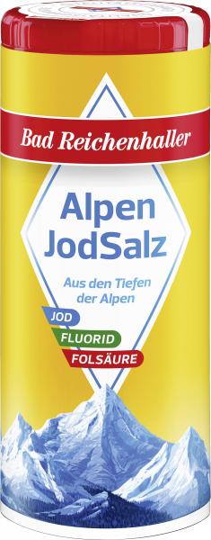 Bad Reichenhaller Alpen JodSalz mit Fluorid+Folsäure