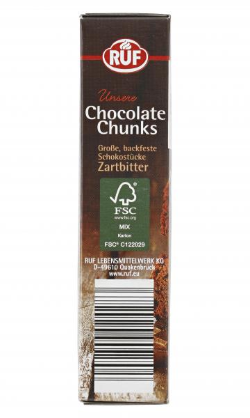 Ruf Chokolate Chunks Zartbitter XXL