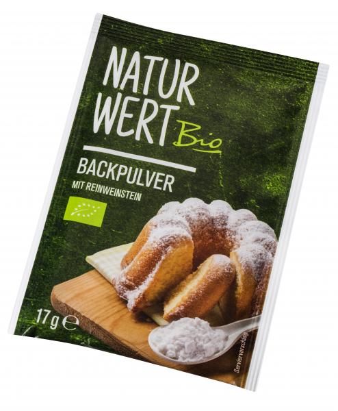 NaturWert Bio Backpulver mit Reinweinstein