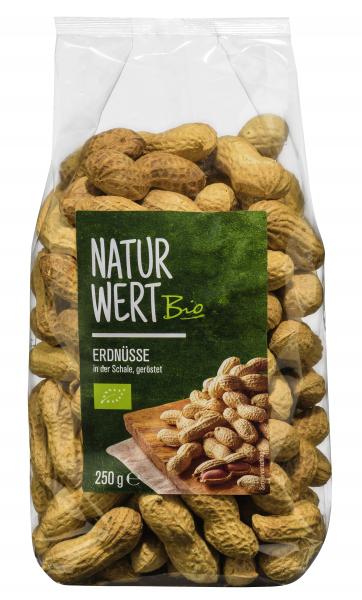 NaturWert Bio Erdnüsse in der Schale