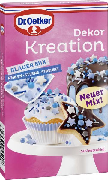 Dr. Oetker Dekor Kreation Blauer Mix