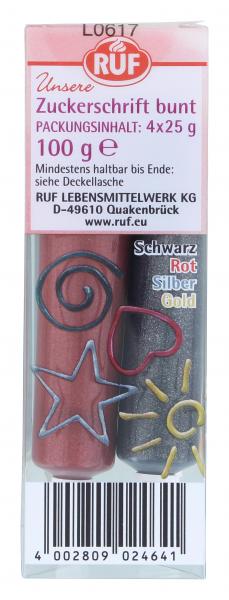 Ruf Dekor Schrift Glitter