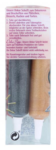 Ruf Dekor Schrift Glitter