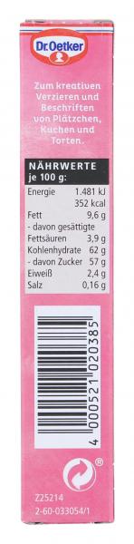 Dr. Oetker Zuckerschrift Schwarz